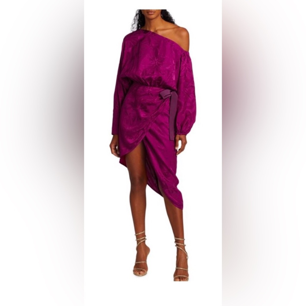 NWT Silvia Tcherassi Fuchsia Asymmetrical Dress